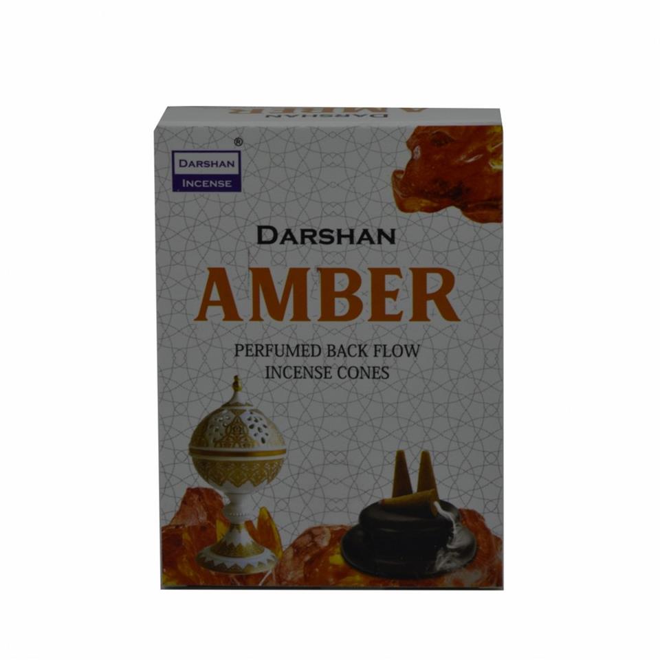 Darshan Amber Aromalı Ters Akış Tütsü 120 Adet