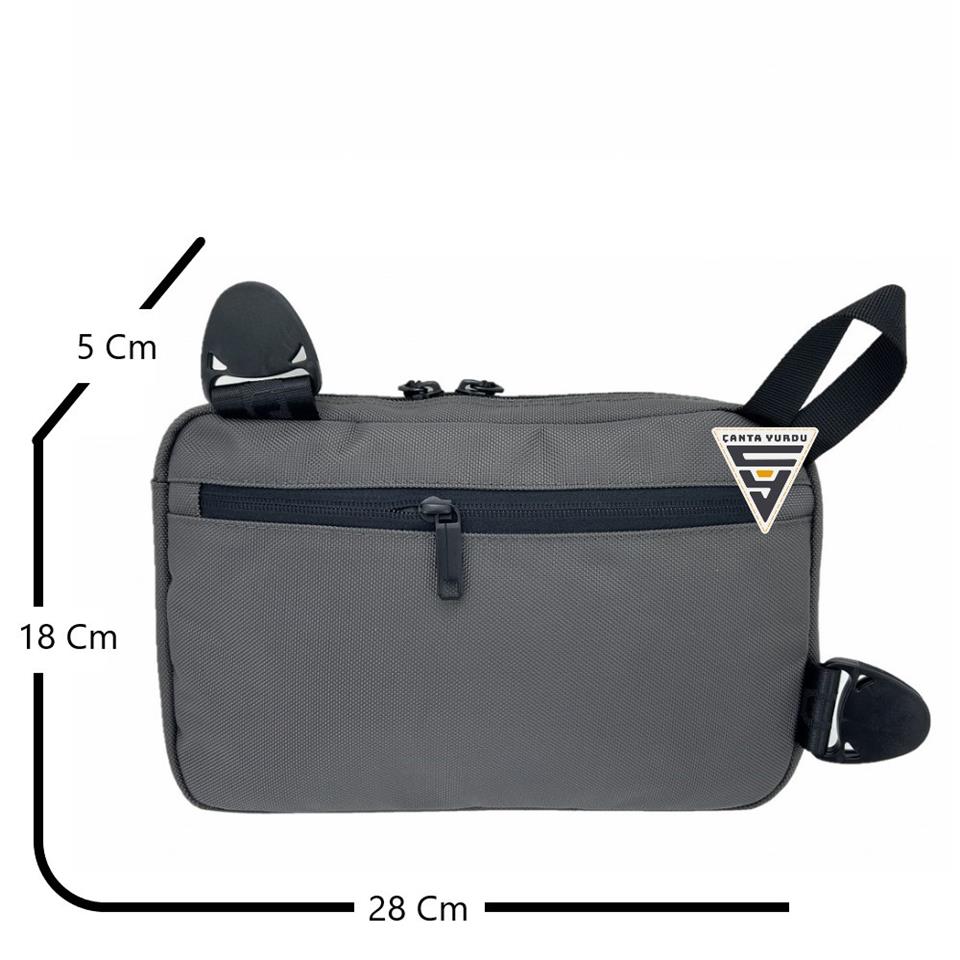 Ççs London 31406 Bodybag Çapraz Çanta Gri