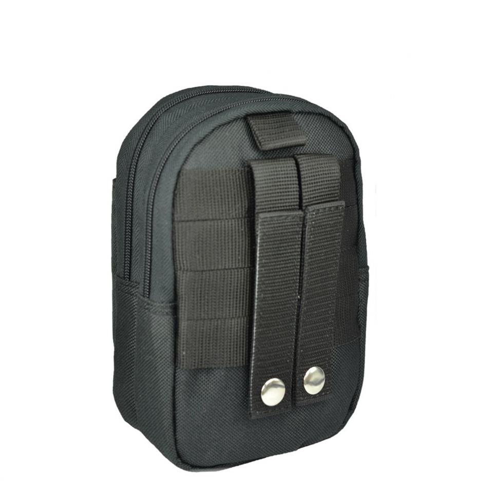 Taktikal Molle 610D Cordura Palaska Bel Çantası Siyah