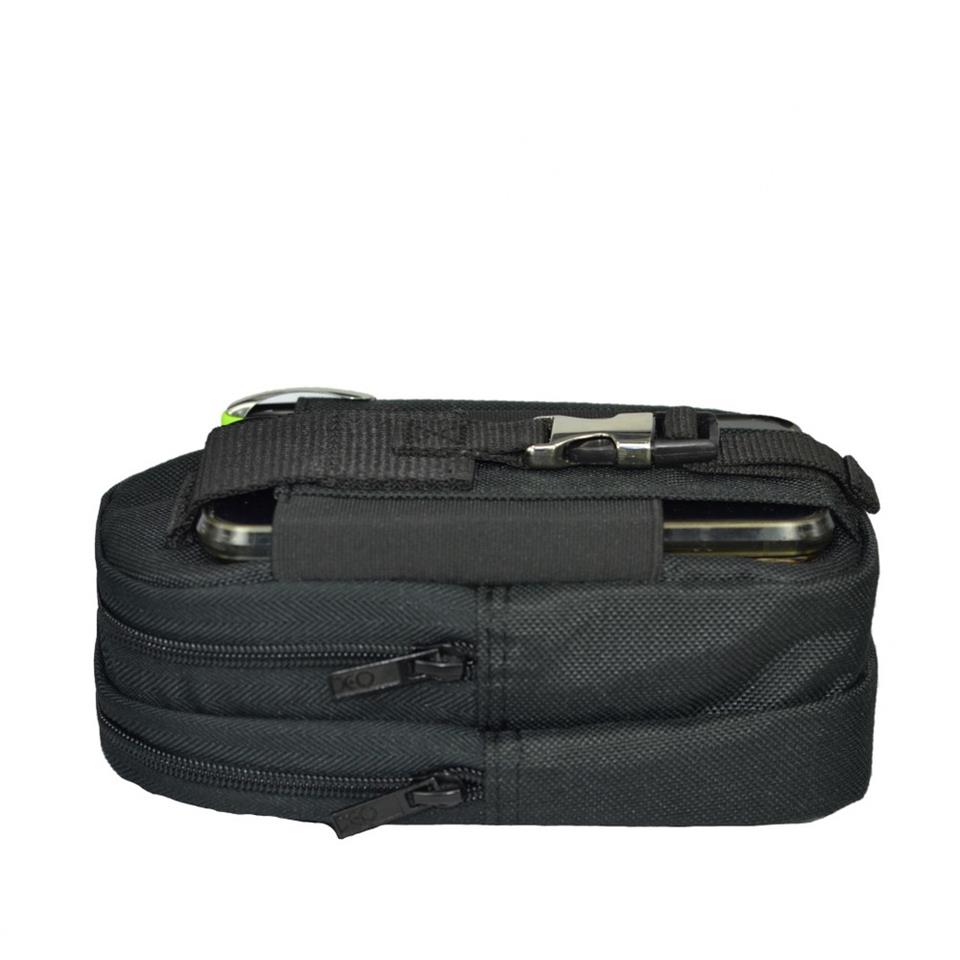 Taktikal Molle 610D Cordura Palaska Bel Çantası Siyah