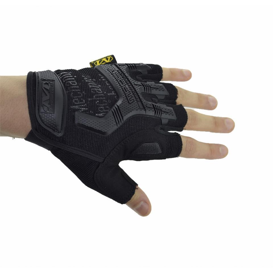 Mechanix Cay229 XL Beden Yarım Parmak Taktikal Eldiven Siyah