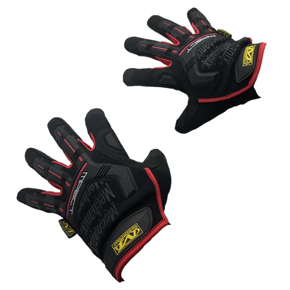 Mechanix İmpacts L Beden CAY245 Taktikal Eldiven Kırmızı