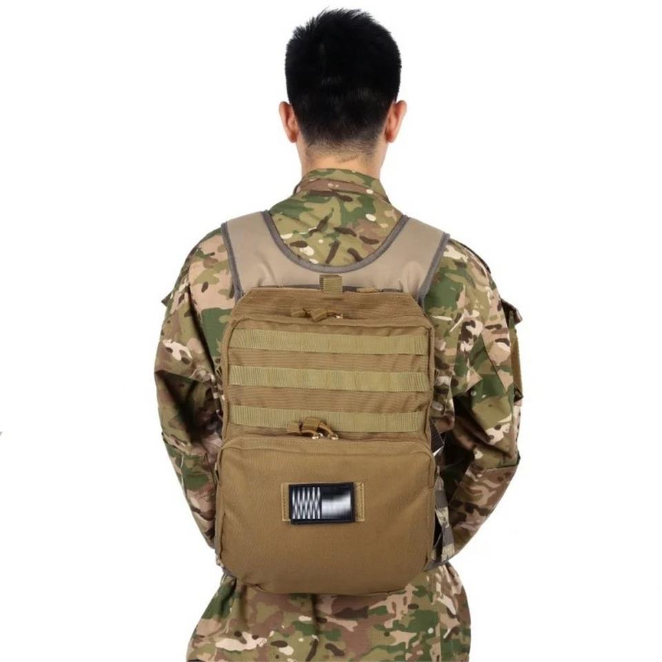 Taktikal TK1003 Molle Suluk Yelek Eklenti Çantası Camo